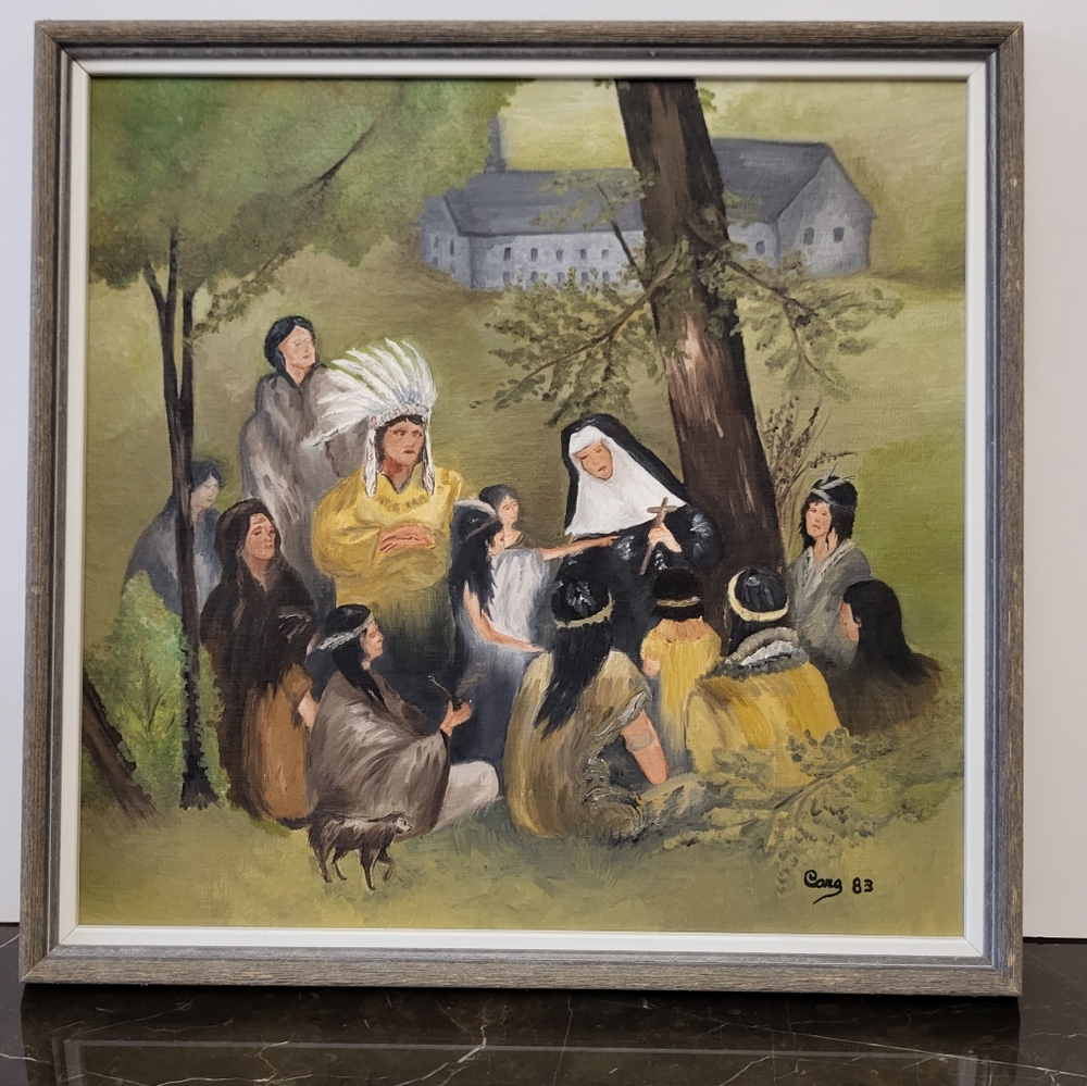 Tableau de Sainte Marie de l'incarnation